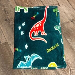 Dinosaur Print Fleece Blanket